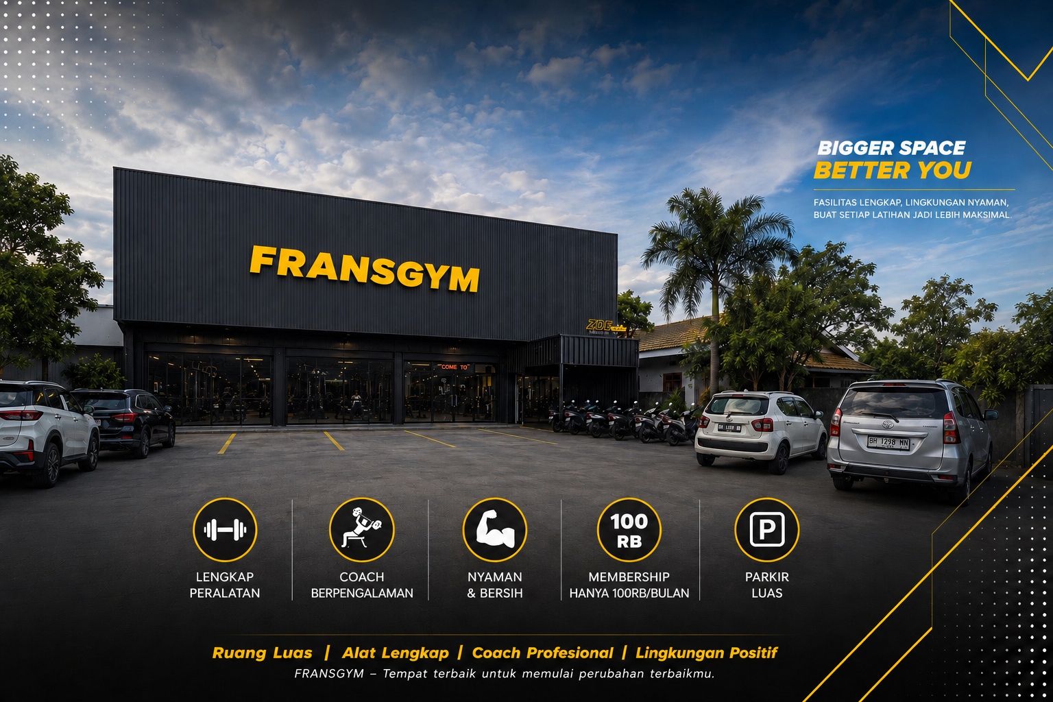 Fasilitas dan Komunitas Frans Gym